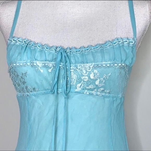 Victoria’s Secret Y2K Silk Milkmaid Slip - Picture 3 of 4